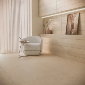 Porcelanato Esmaltado Emanatura Decor Calcário 108X108cm Natural