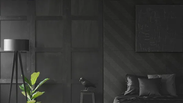 Porcelanato Villagres 10090 Kyoto Black 50X100
