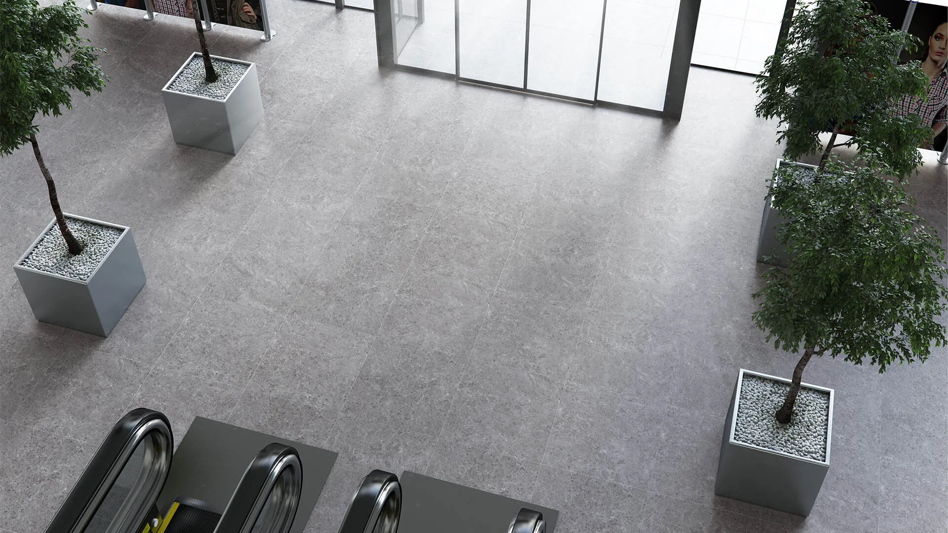 Porcelanato Lombardia Silver 108X108 Natural Villagres