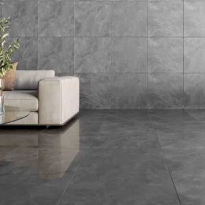 Porcelanato 76x76cm Zeus Gris Cinza Acetinado Extra Dora