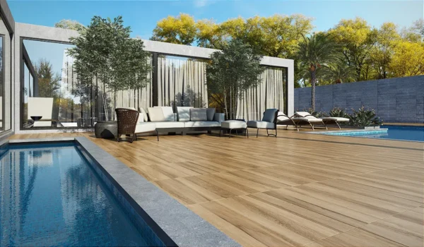 Porcelanato Deck Rovere Antideslizante 76021 76X76CM - Dora