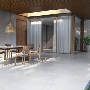 Porcelanato Retificado Esmaltado Acetinado Monoqueima Chroma Grey 76012 Ld (a) 76x76cm Dora