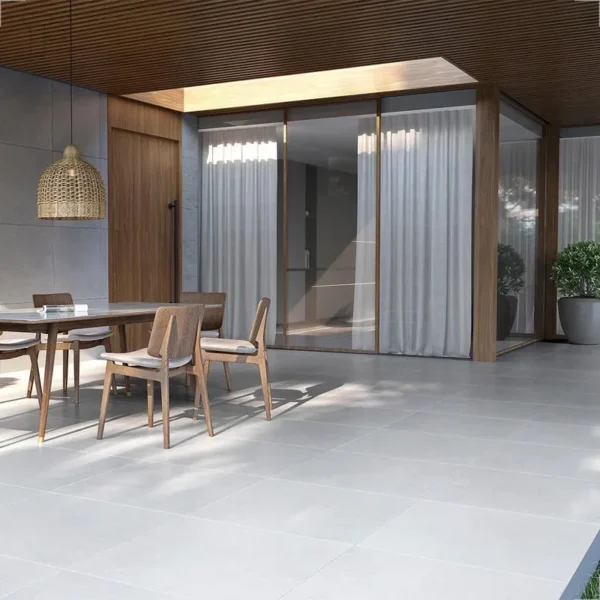 Porcelanato Retificado Esmaltado Acetinado Monoqueima Chroma Grey 76012 Ld (a) 76x76cm Dora
