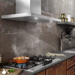 Cooktop em Inox 5 Queimadores à Gás 86x51 Zurique Debacco