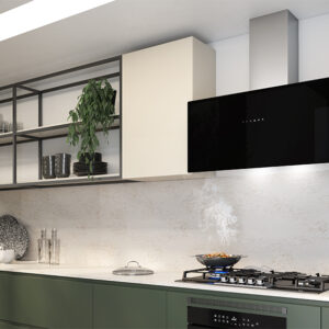 COIFA LONDRES INCLINADA DE PAREDE 90 CM