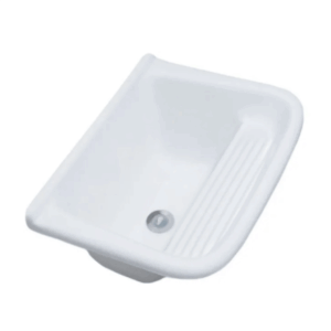 TANQUE SIMPLES MARMORE SINTETICO BRANCO 500X400